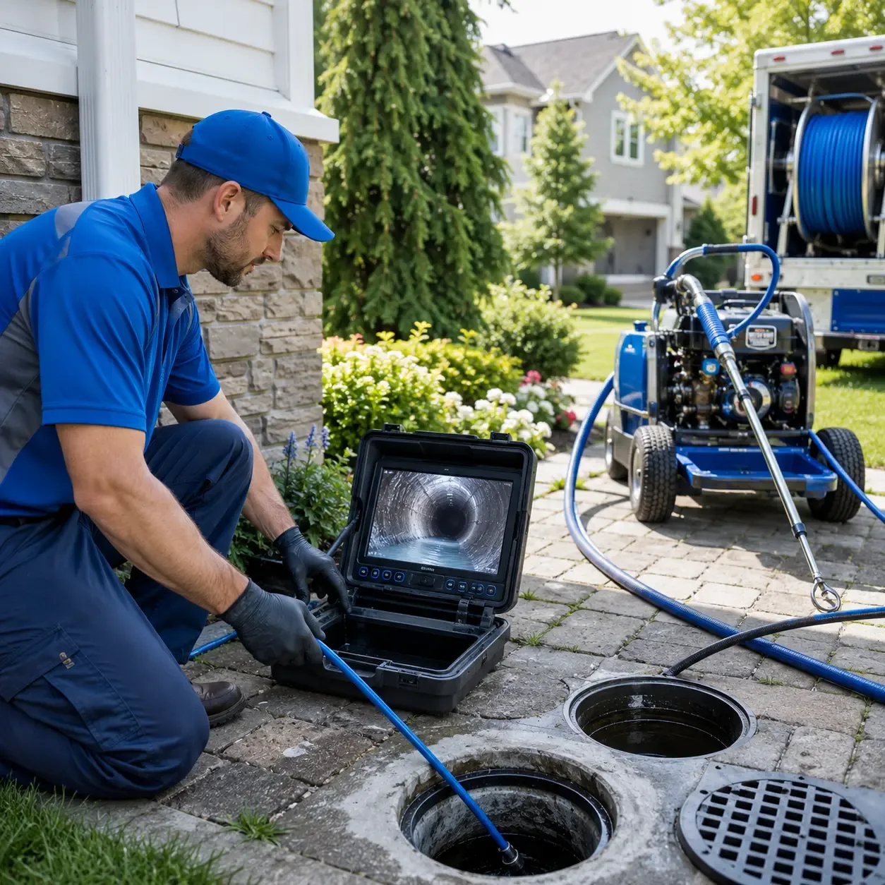Outdoor drain cleaning professionals serving Elmwood Park, IL